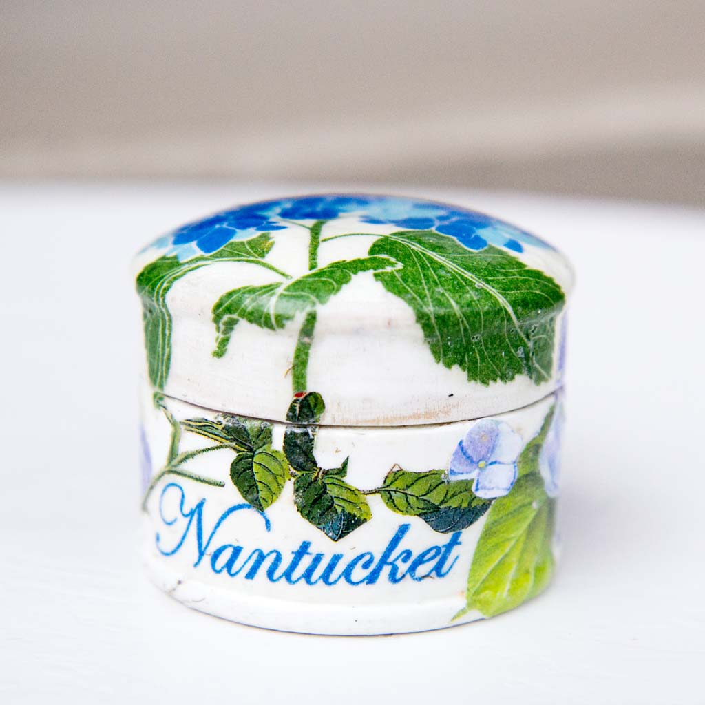 Blue Hydrangea Trinket Box | Leslie Linsley