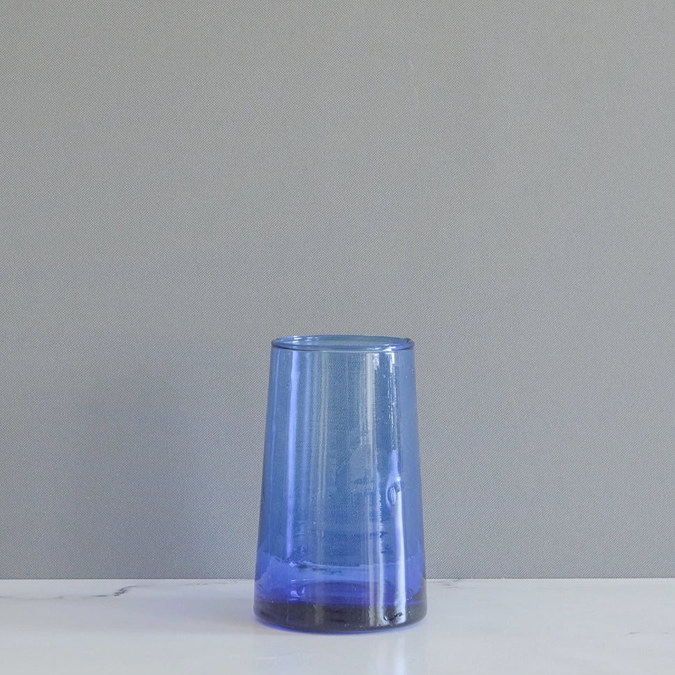 Blue Glass Drinkware