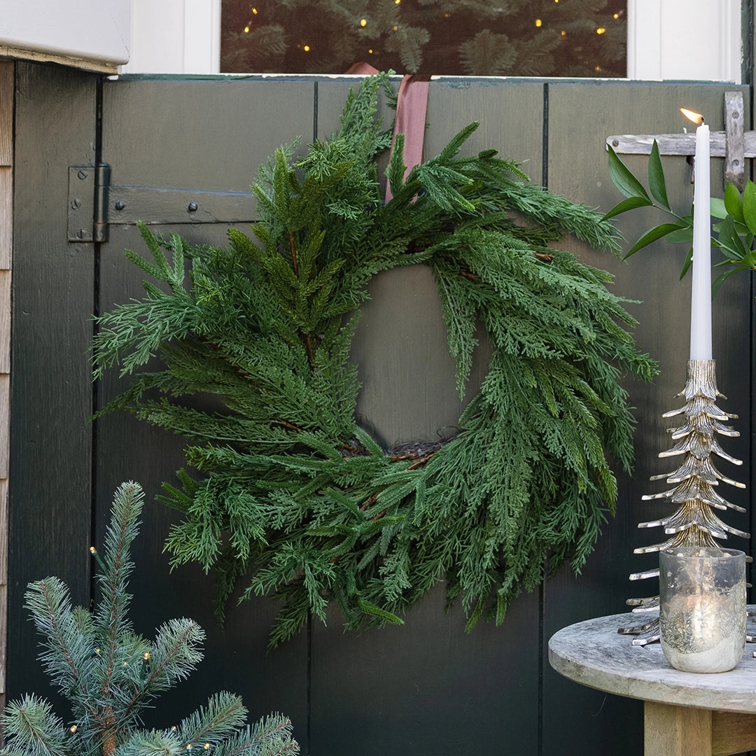 Norfolk and Cypress Wreaths