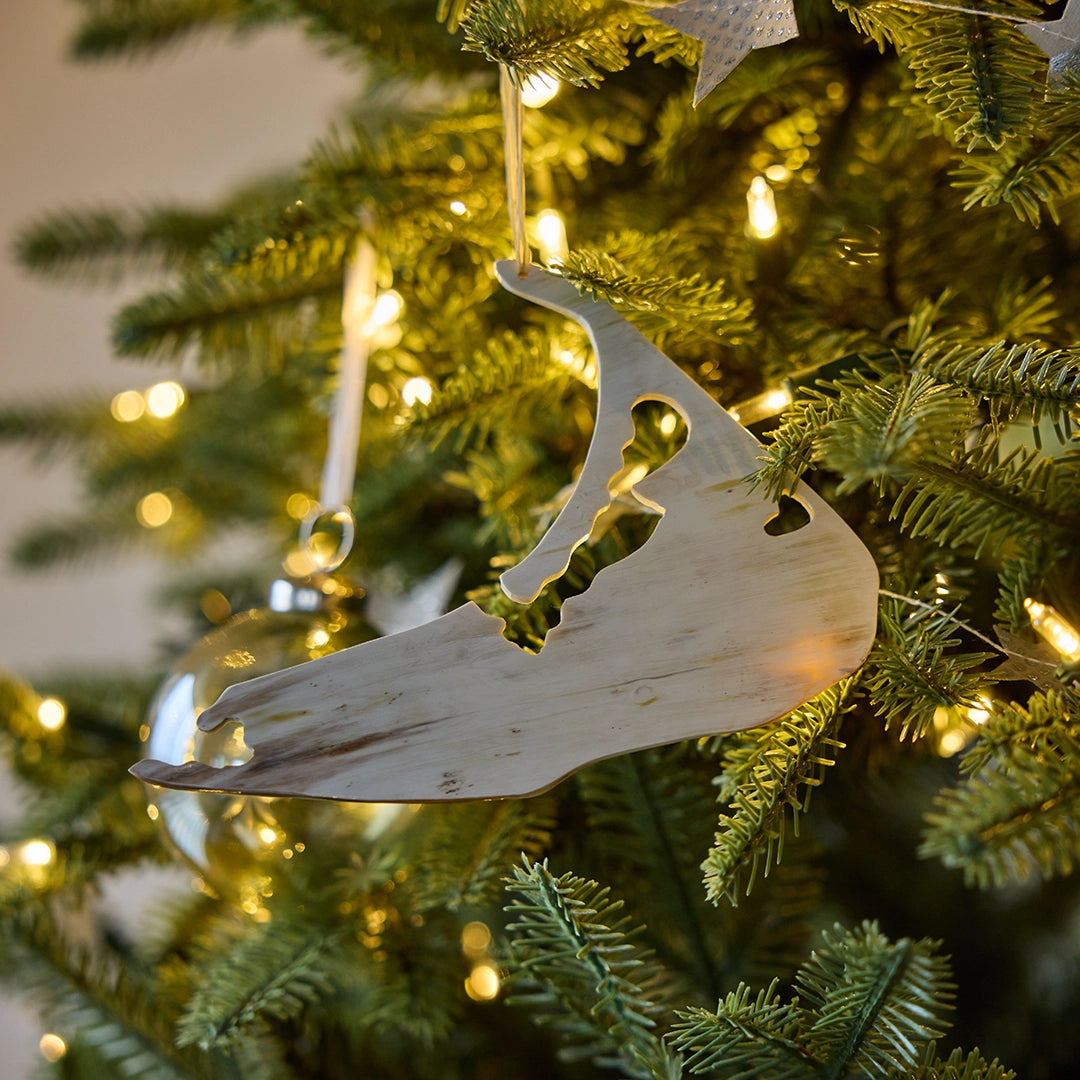 Nantucket Island Horn Ornament