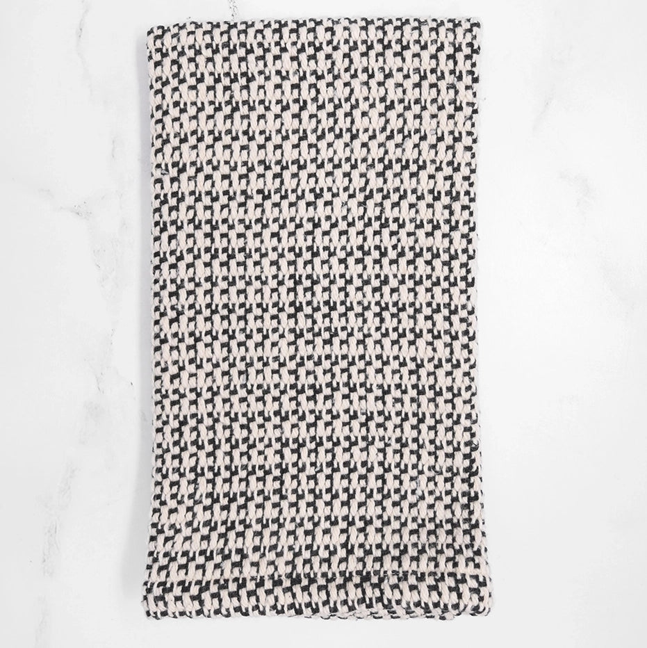 Black Handwoven Kitchen Towel
