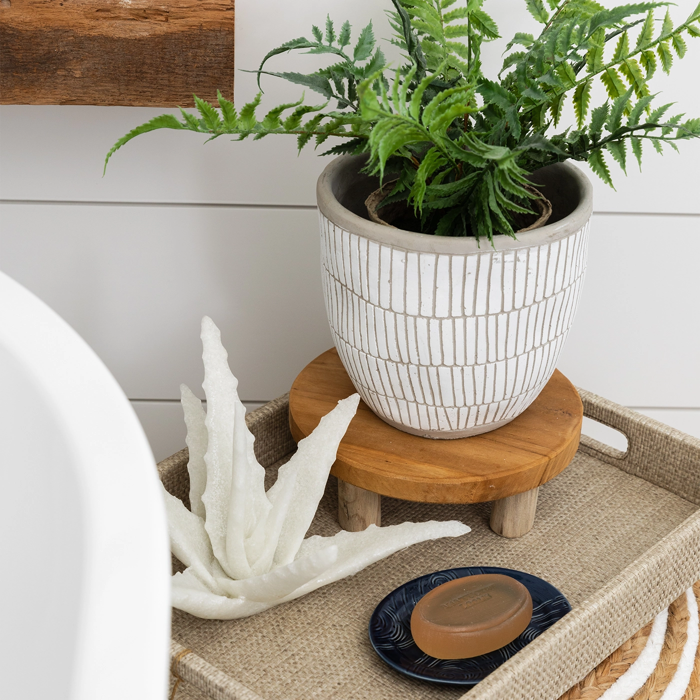 Introduce a touch of timeless elegance to your home with the Ceramic Pots with Banded Rim from Nantucket Looms. These beautifully crafted pots combine classic design with superior craftsmanship, making them an ideal addition to any decor style.