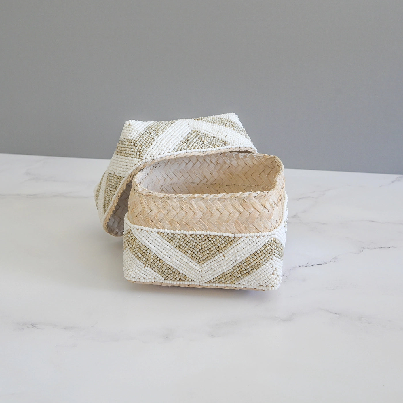 Chevron Beaded Boxes