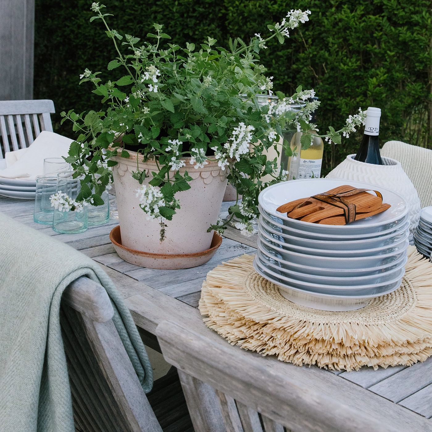 Fringed Palm Raffia Placemat