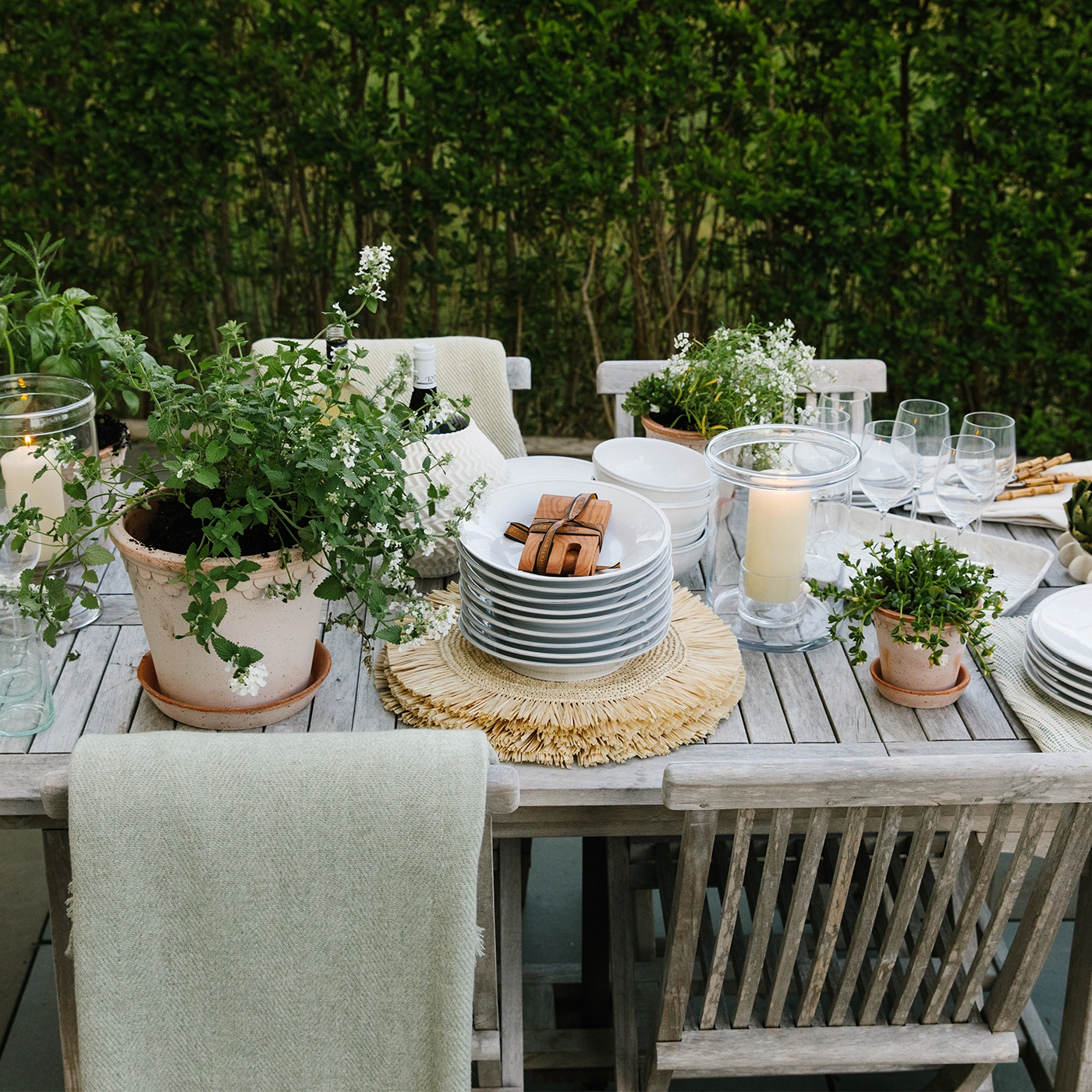Fringed Palm Raffia Placemat