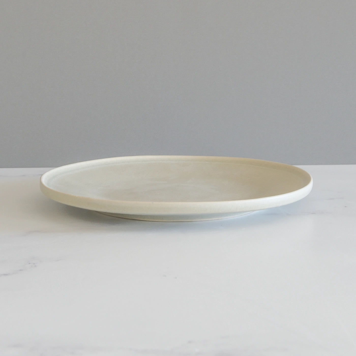 Gray Stoneware Plate