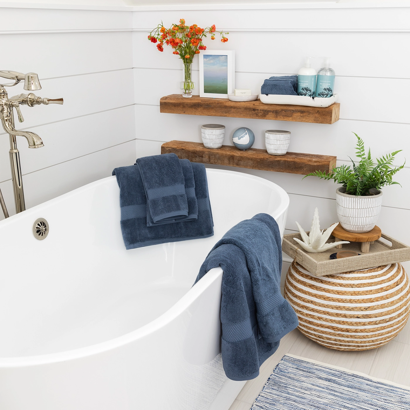 Island Spa Towel Collection - Marine