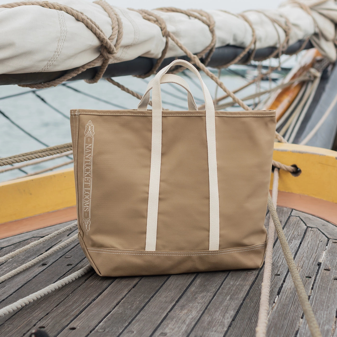 NL Natural Khaki Tote Bag