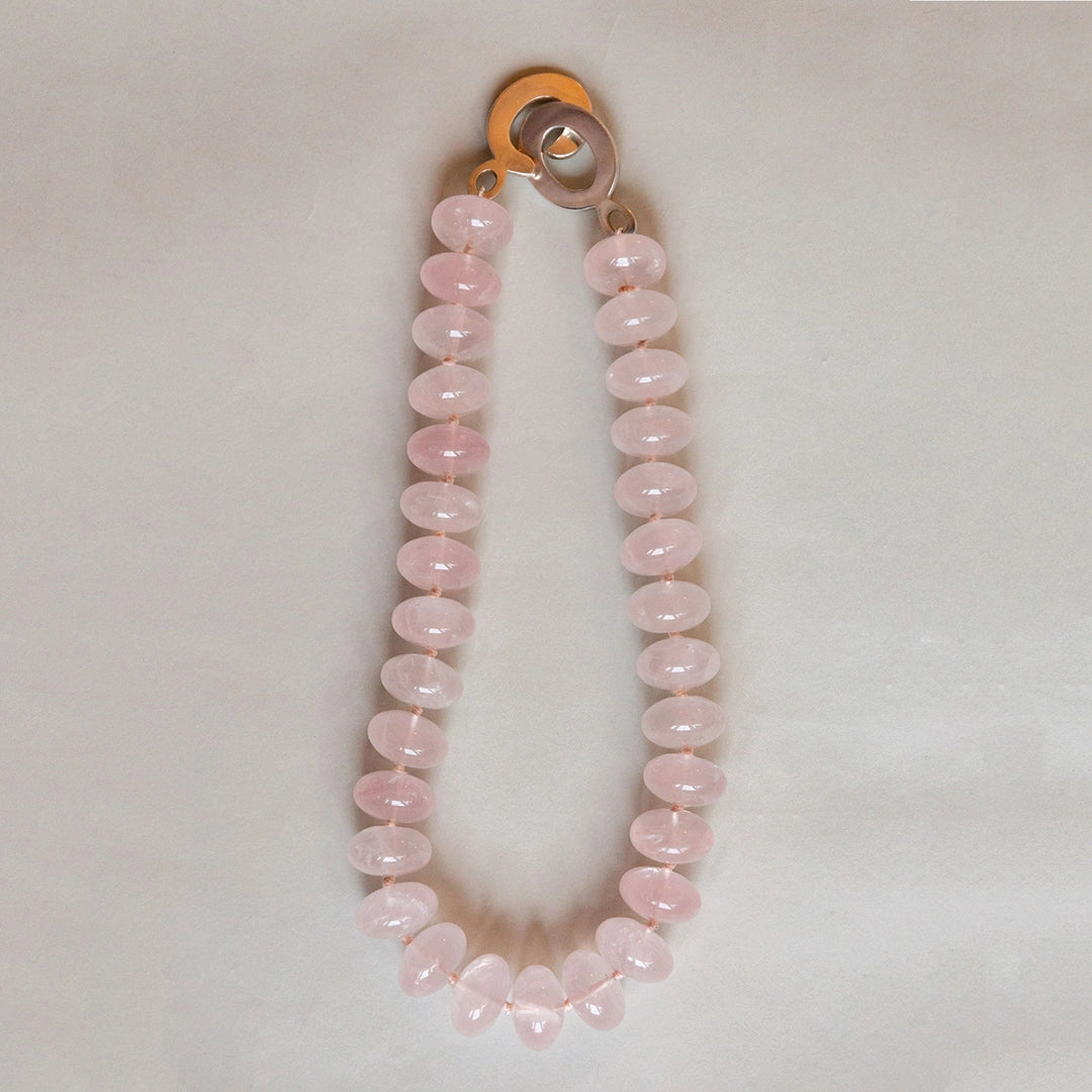 Rose Quartz Necklace | Peggy Silverstein