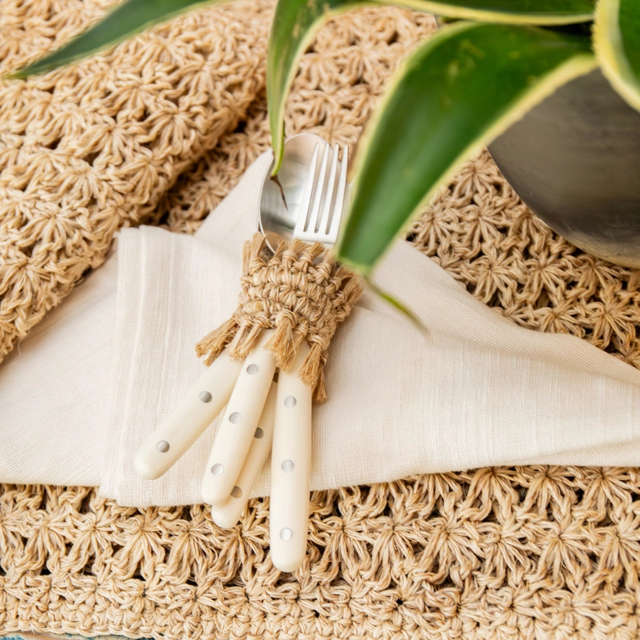 Fringe Fique Napkin Ring