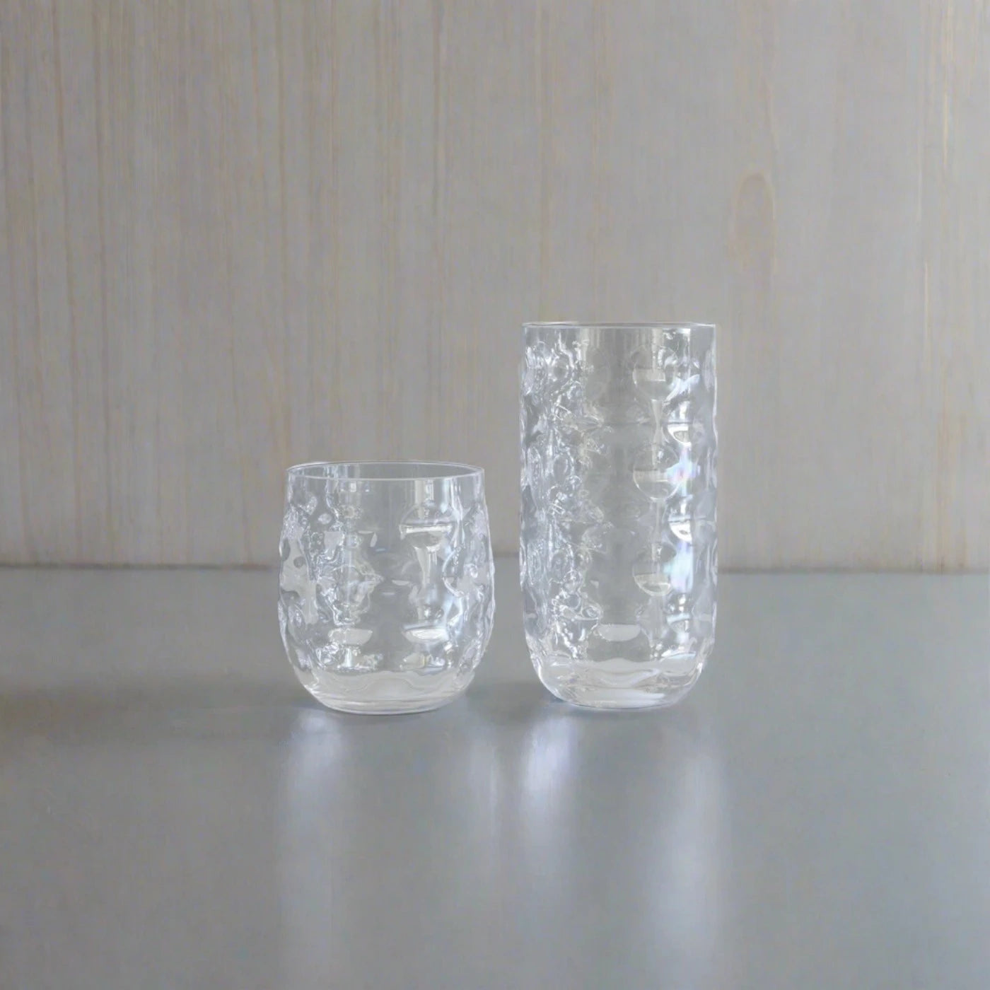 Textured Acrylic Glassware