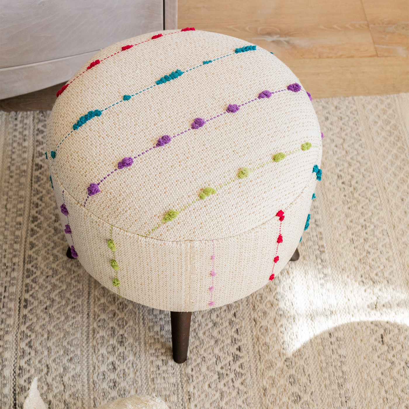 Candy Dot Ottoman