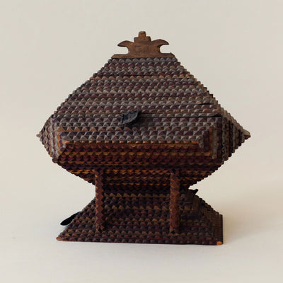 Vintage Tramp Art Trinket Box