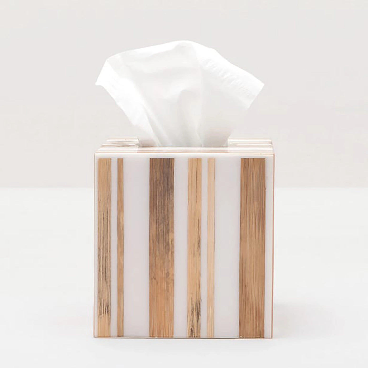 Bamboo & Resin Tissue Box