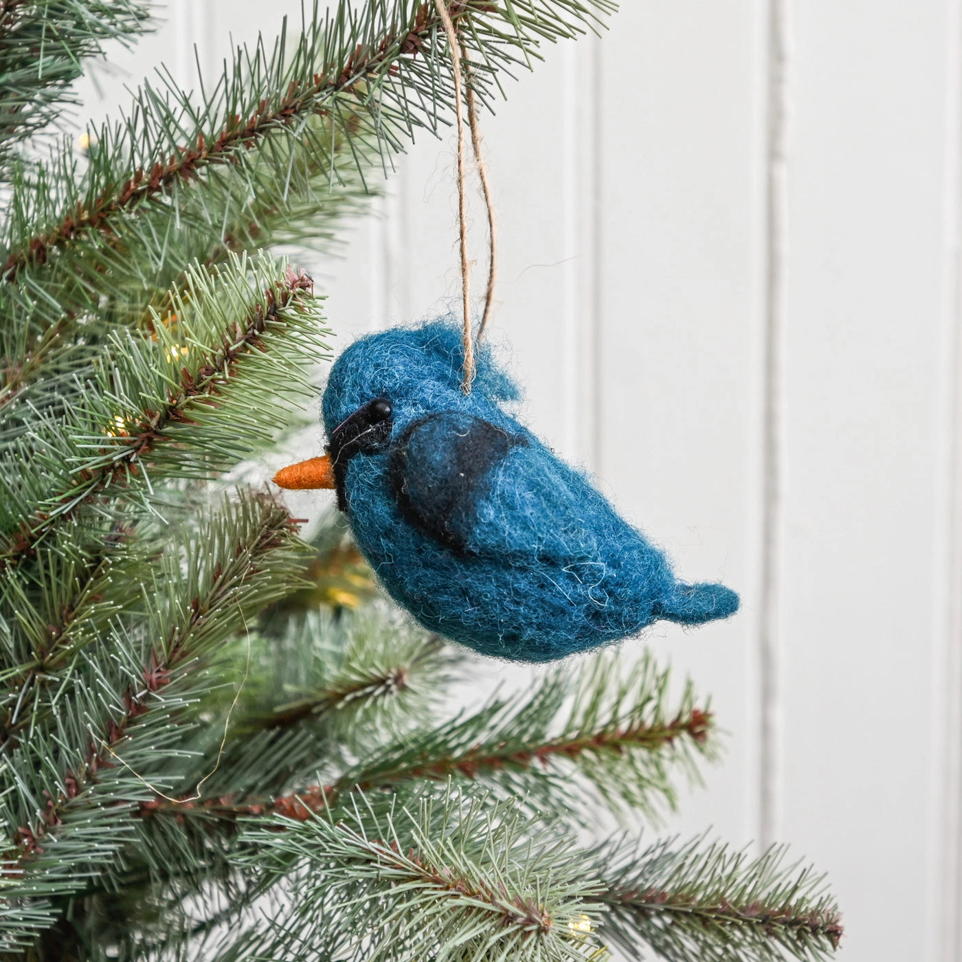Felt Blue Jay Ornament