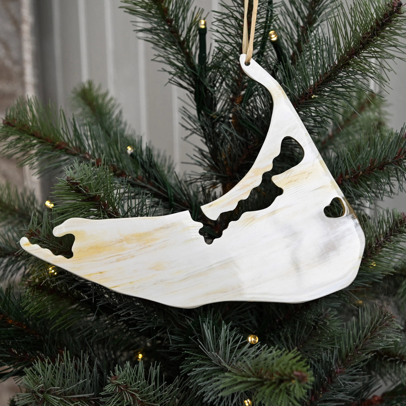 Nantucket Island Horn Ornament