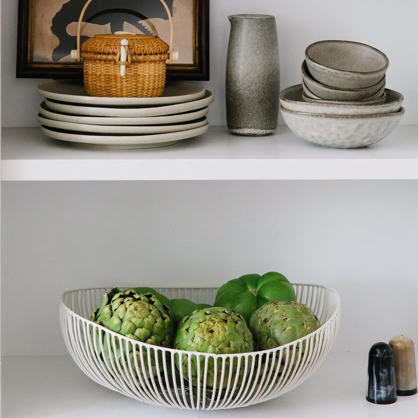 Gray Stoneware Plate