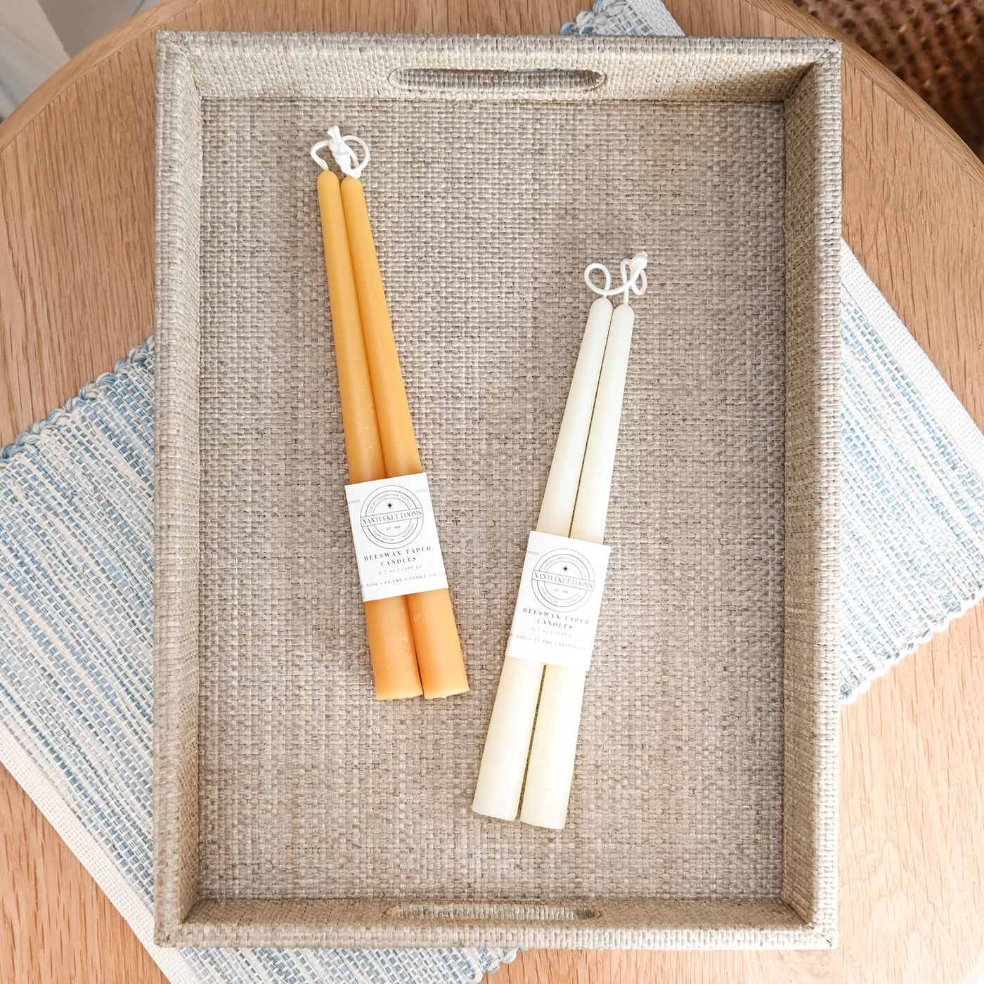 Signature Beeswax Taper Candles