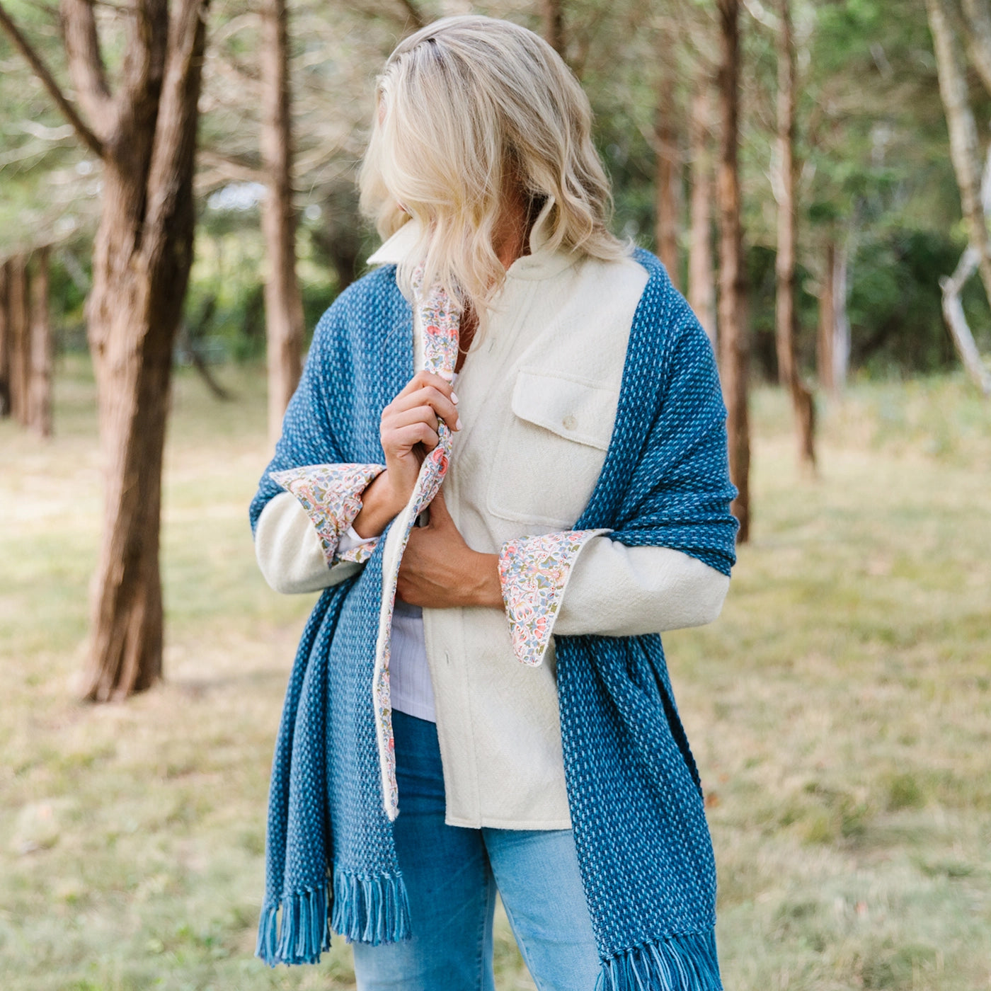 High Seas Handwoven Alpaca Wrap