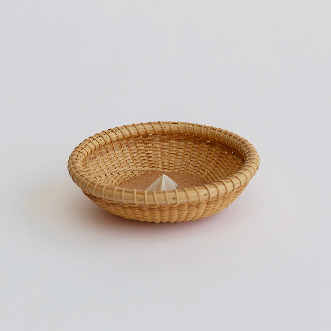 Lightship Basket Jewlery Dish with Ivory Star | Dale Rutherford