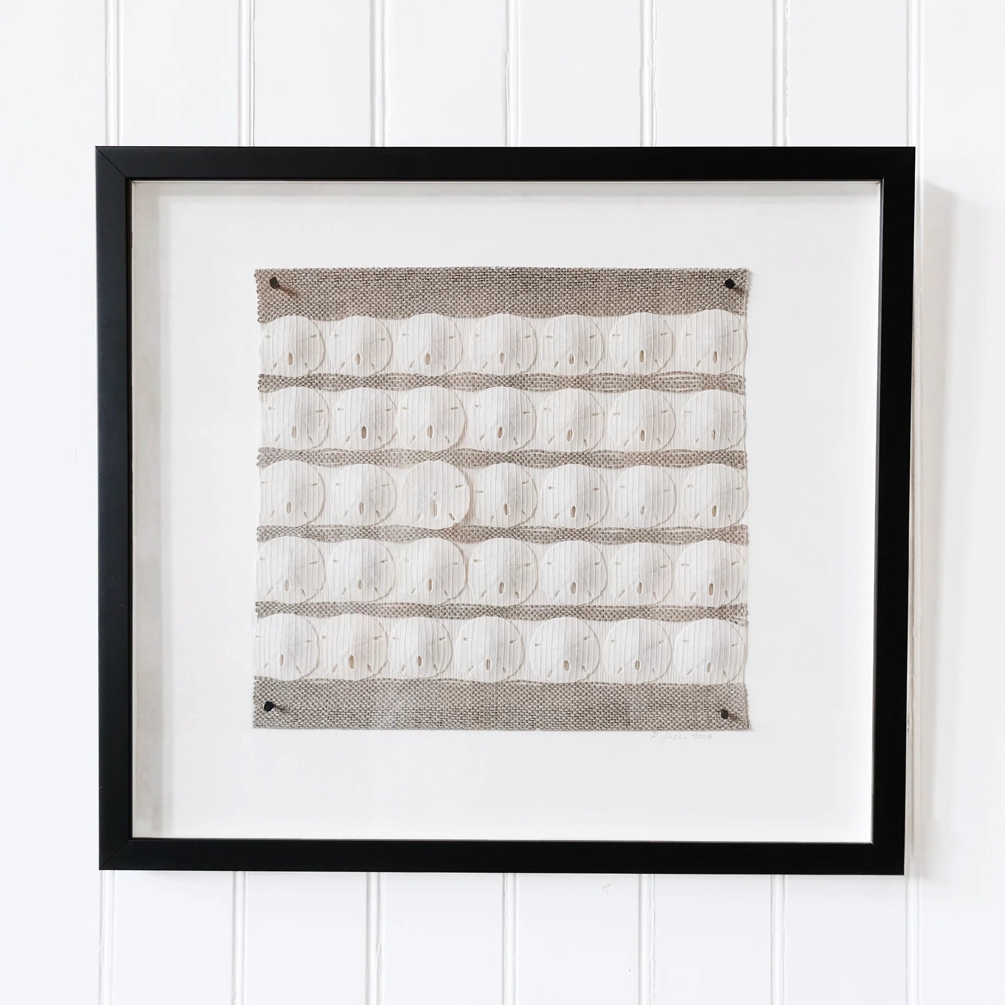 Handwoven Sand Dollar Vignette | Rebecca Jusko Peraner