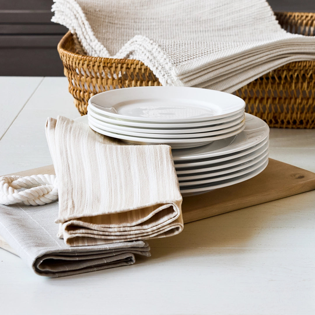 Classic White Glaze Salad Plate