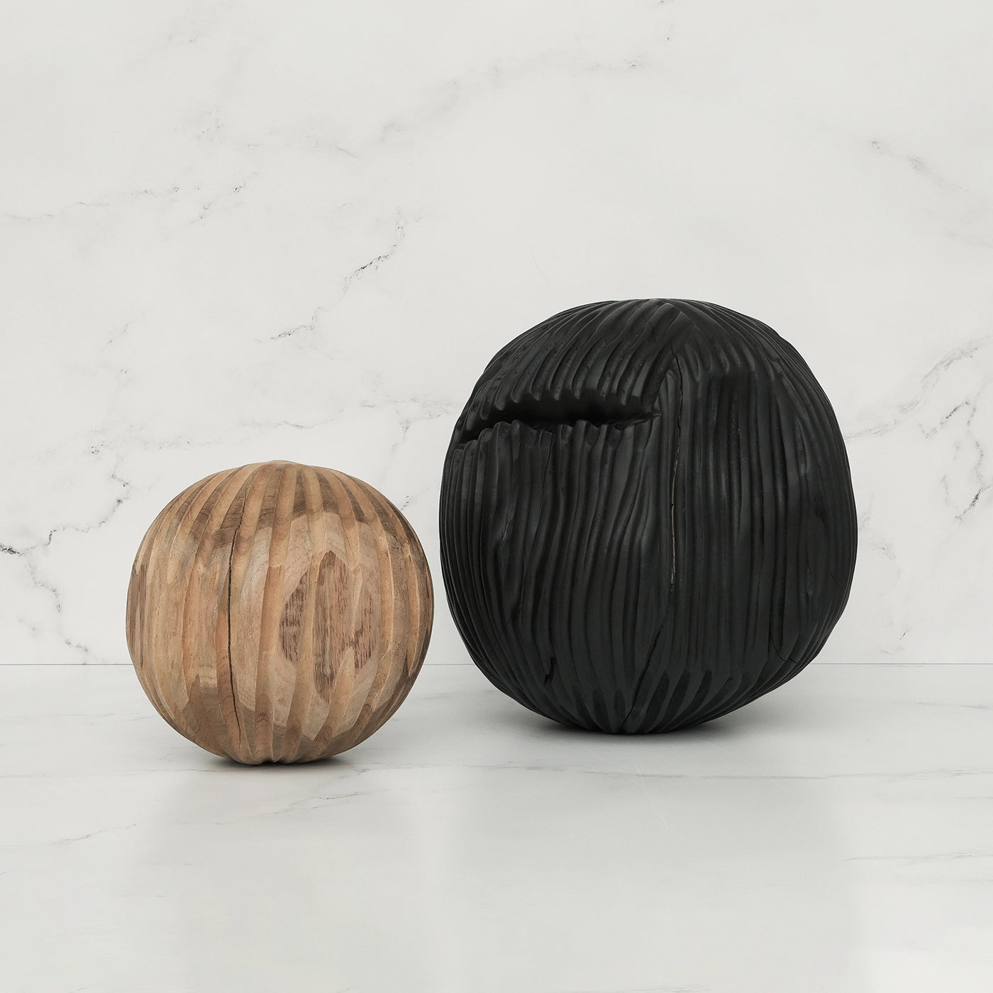 Natural Uberto Teak Sculptures