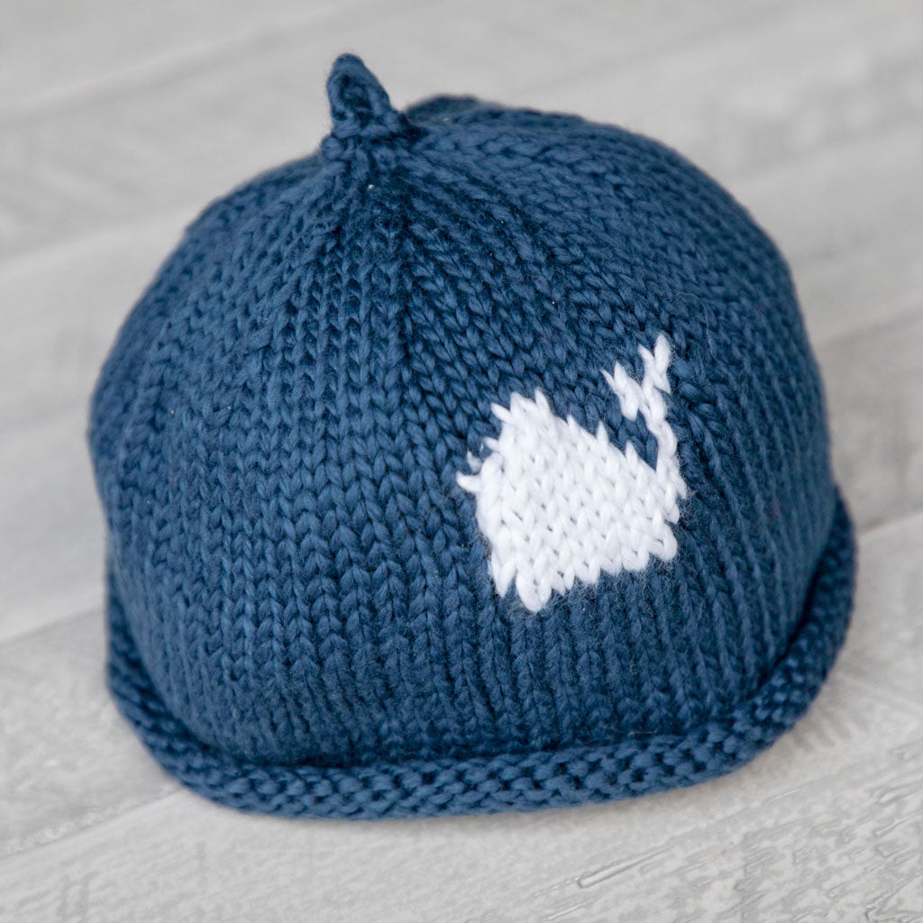 White Whale Baby Hat