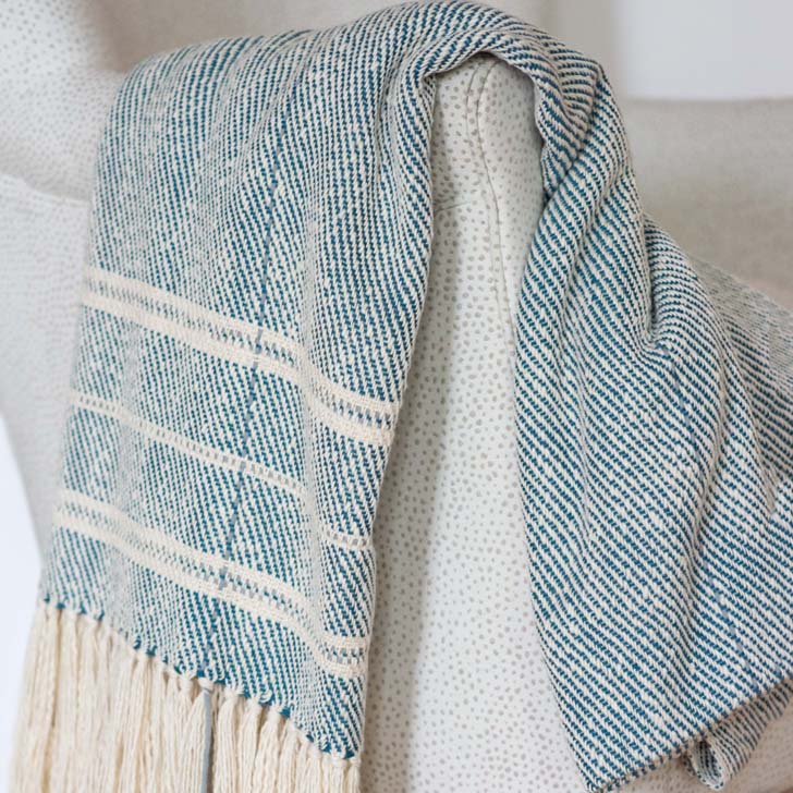 Handwoven cotton 2025 throw