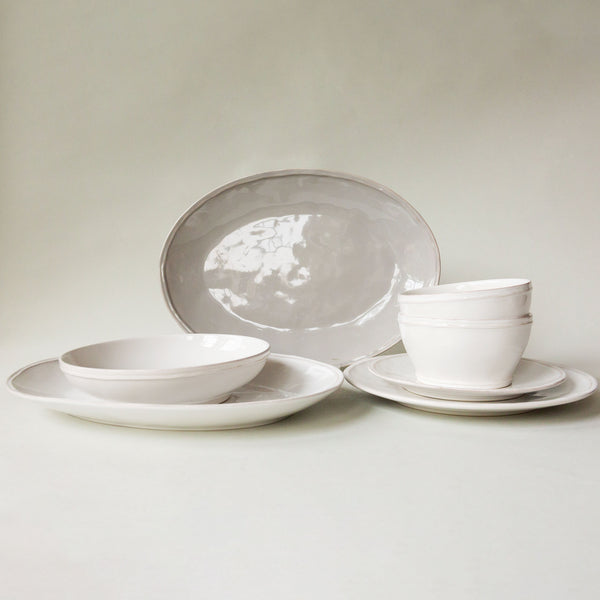 Nat & Jules Nested Grey 12 x 8 Ceramic Stoneware Baking Dishes Set of 3