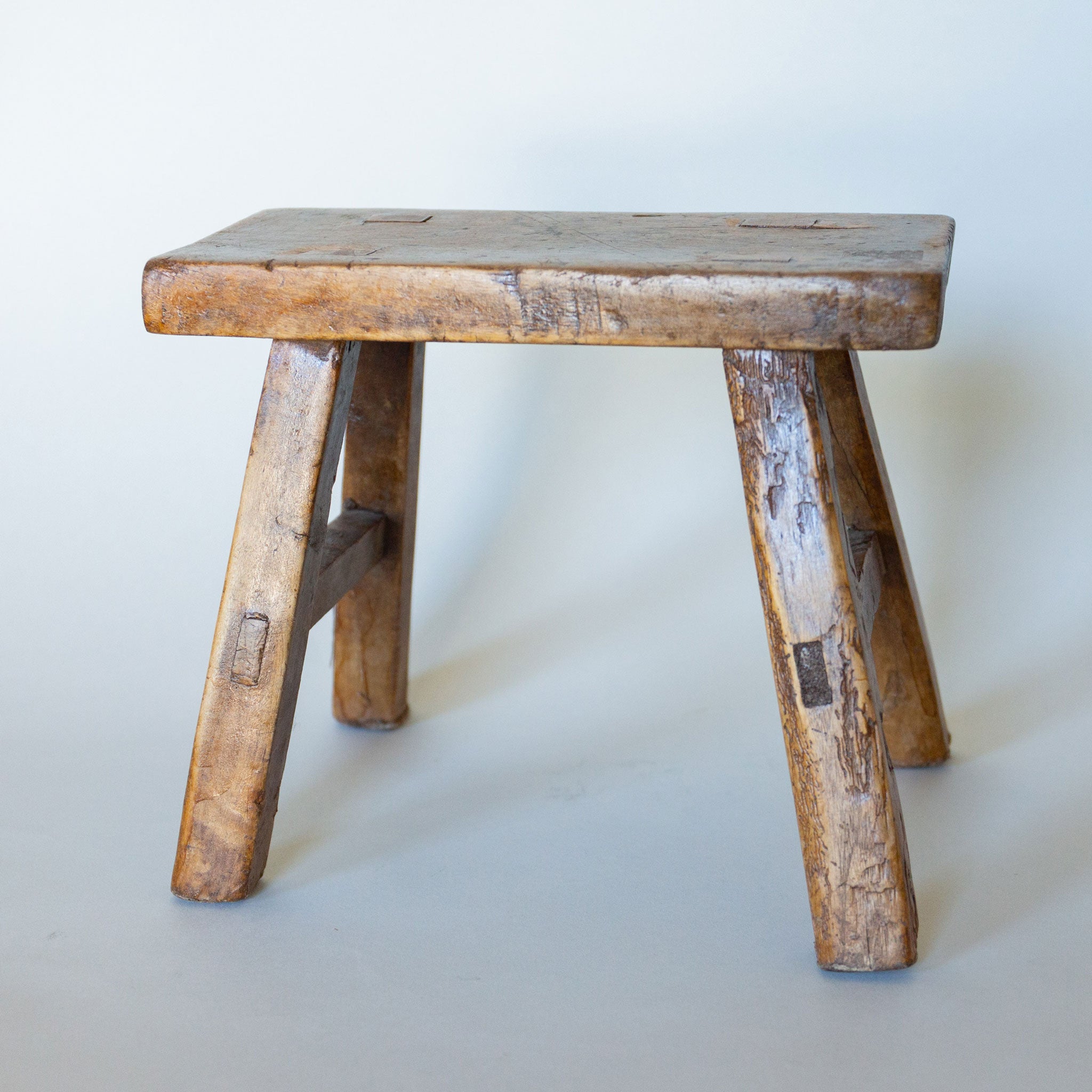 Miniature Reclaimed Wood Stool