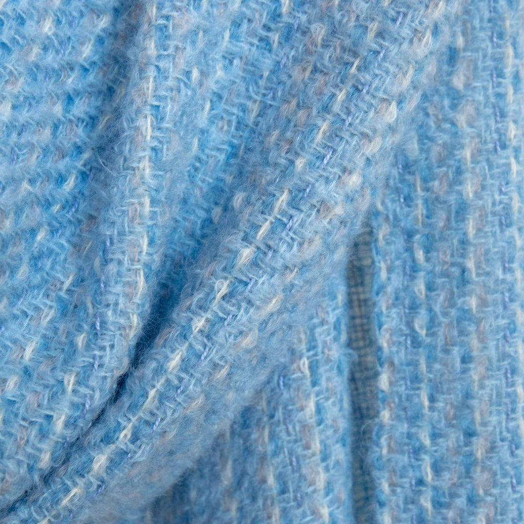 Blue Azure Handwoven Mohair Wrap – Nantucket Looms