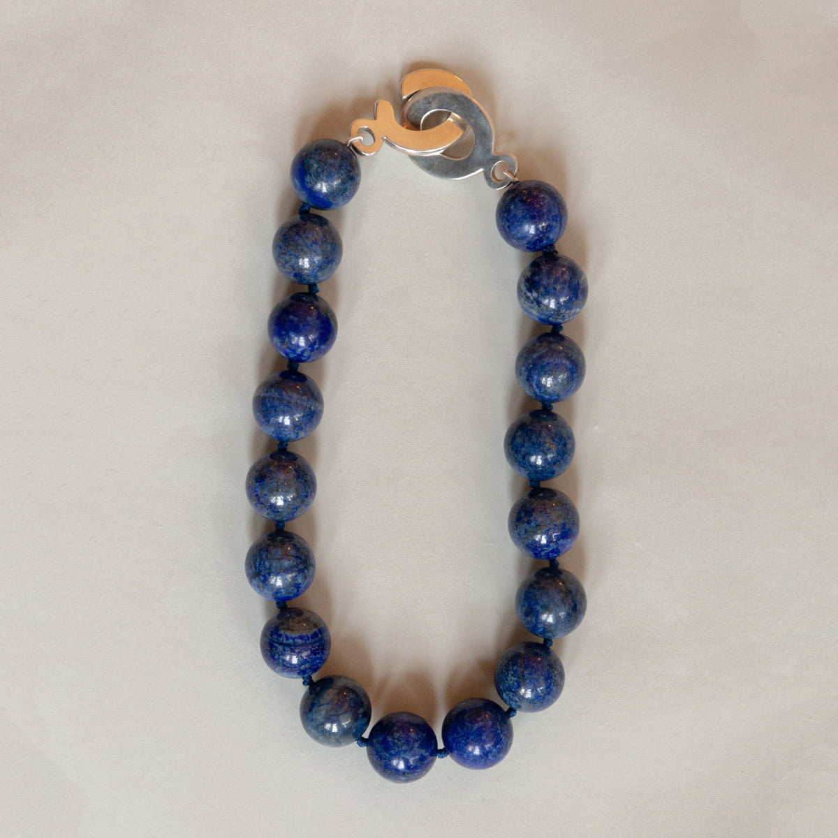 Lapis best sale bead necklace