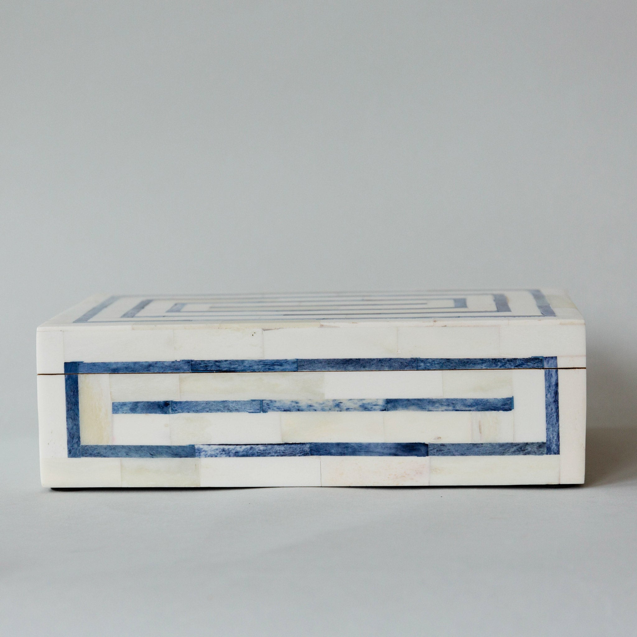 Blue & White Rectangle Boxes