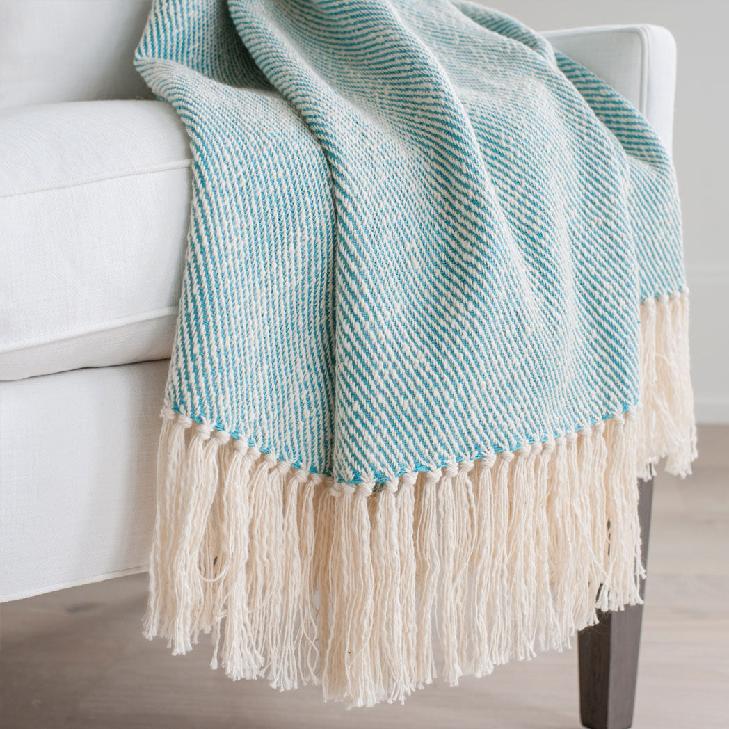 Classic Handwoven Cotton Throw