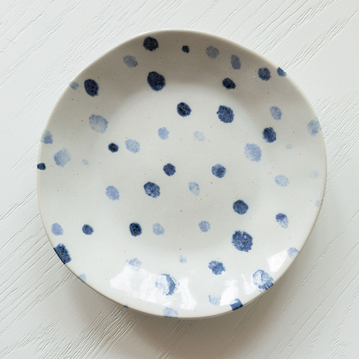 Polka dot ceramic plates cheap