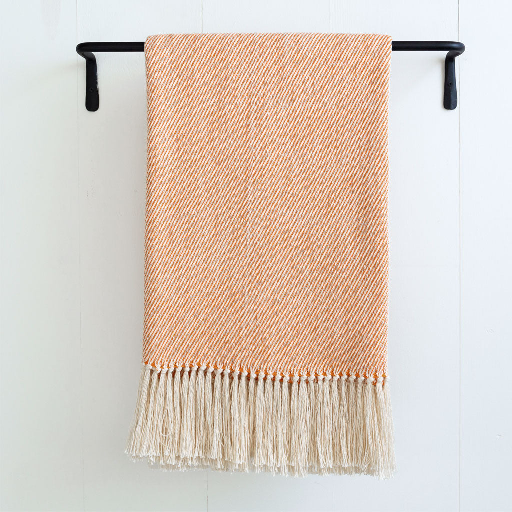 Tangerine throw sales